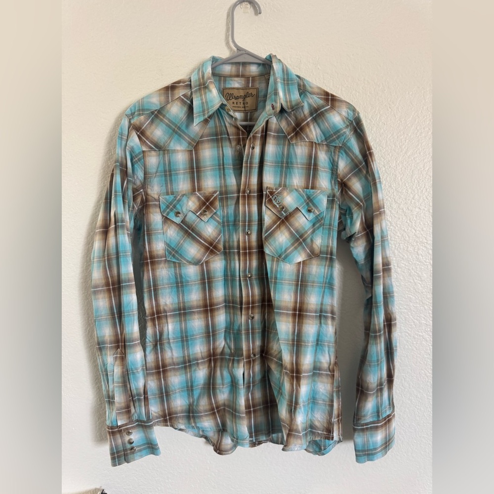 Wrangler Retro Pearl Snap SZ S